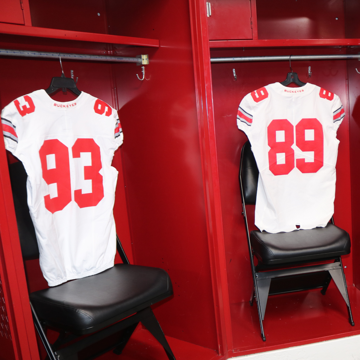 Ohio State Buckeyes Locker Room Authentic White Jersey - #80-99