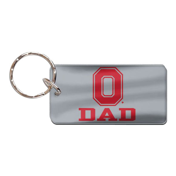 Ohio State Buckeyes Dad Keychain - Front View