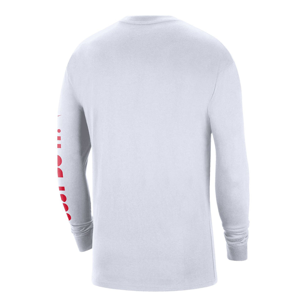 Ohio State Buckeyes Nike Campus Ice Cream Long Sleeve T-Shirt - White