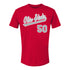 Ohio State Buckeyes Baseball Student Athlete T-Shirt #50 Will Henson - Front VIew