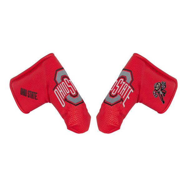 Ohio State Buckeyes Putter Cover in Scarlet - Both Sides View