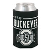 Ohio State Buckeyes Blackout Coozie - In Black - Front View