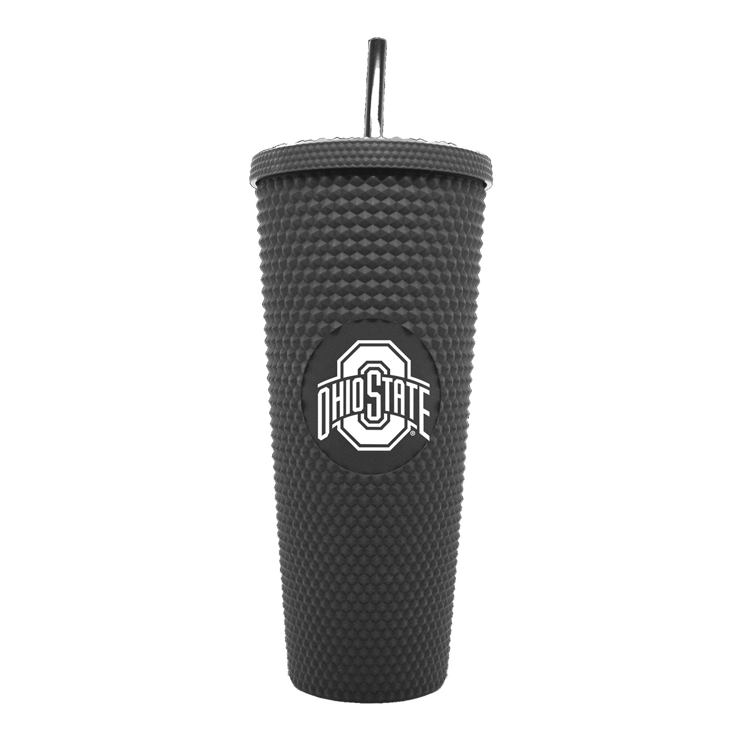 Ohio State Buckeyes Studded Tumbler - Front View