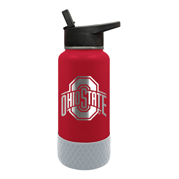 Ohio State Buckeyes 32oz Thirst Scarlet Water Bottle - In Scarlet - Front View