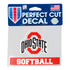 Ohio State Softball 4" x 5" Decal - In Scarlet - Front View