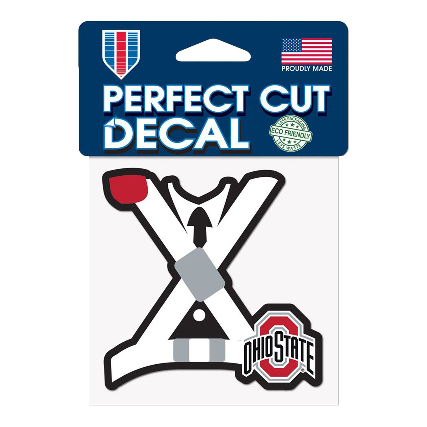 Ohio State Buckeyes Band 4" x 4" Decal - Front View