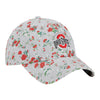 Ladies Ohio State Buckeyes Bouquet Gray Adjustable Hat - In Gray - Angled Right View