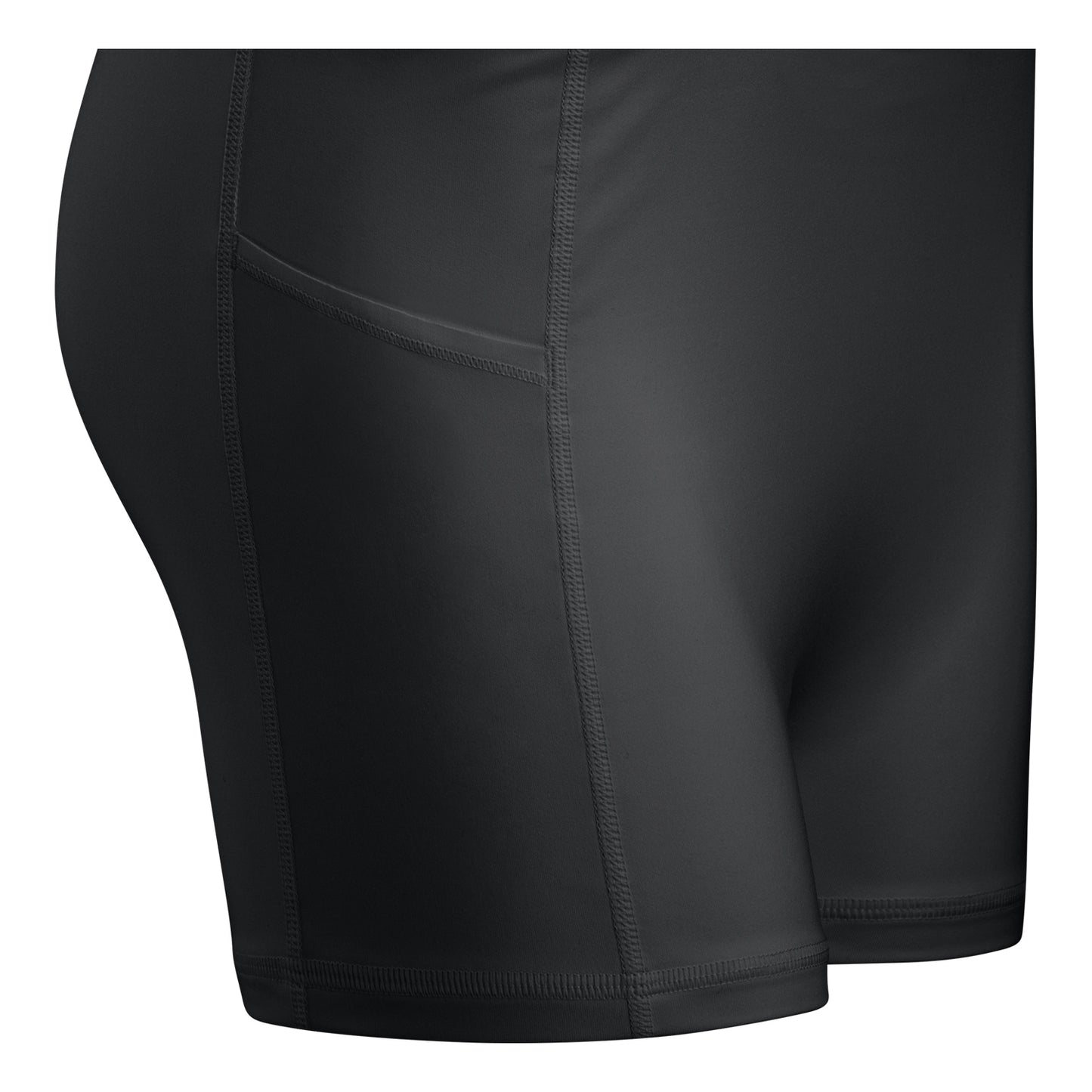 Ladies Ohio State Buckeyes Primary Logo Skirt In Black - Shorts View