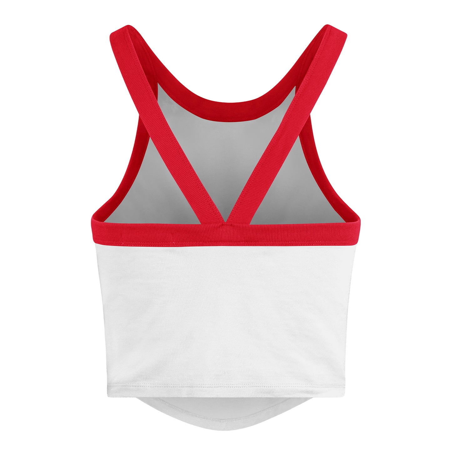 Ladies Ohio State Buckeyes 47 Brand Energize Star Tank Top In White - Back View