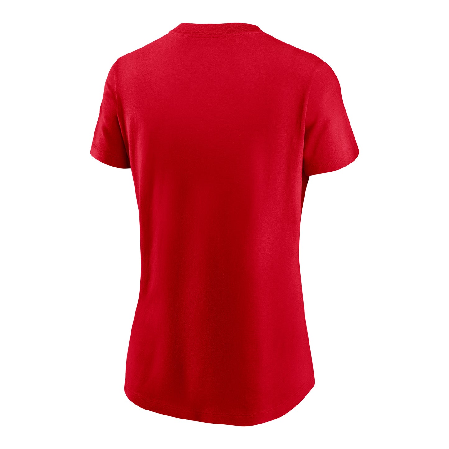 Ladies Ohio State Buckeyes Nike Women's Basketball Scarlet T-Shirt - Back View