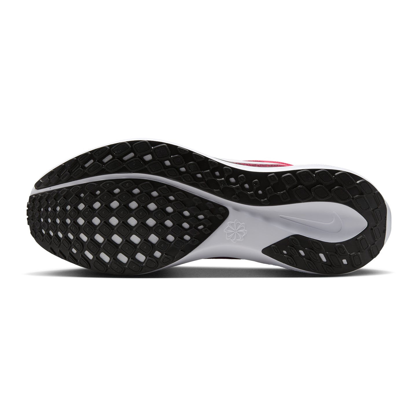 Ohio State Buckeyes Nike 25 Pegasus Shoes In Red - Bottom View