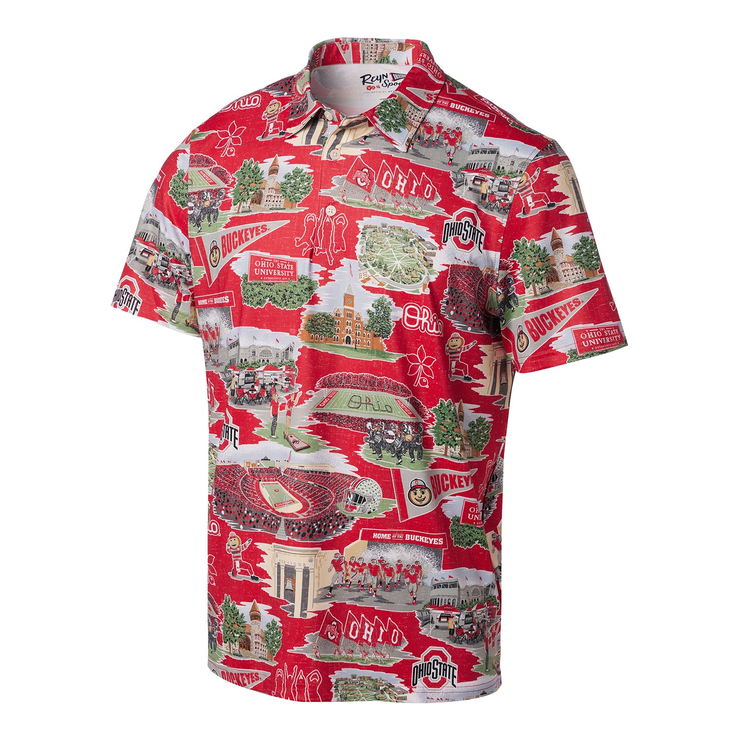 Ohio State Buckeyes Reyn Spooner Campus Polo – Shop OSU Buckeyes