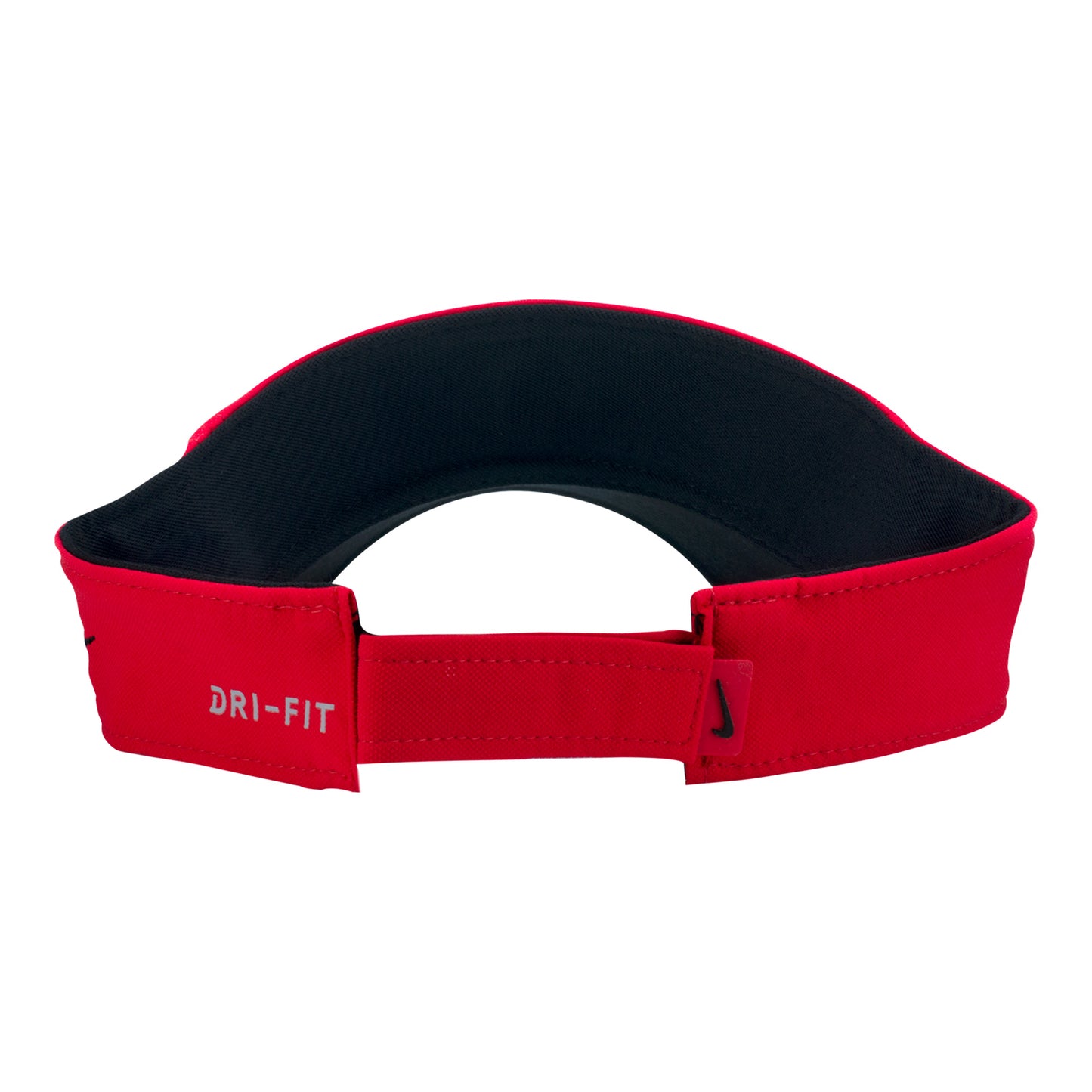 Ohio State Buckeyes Nike Block O Dri-FIT Visor - In Scarlet - Back View