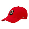 Ohio State Buckeyes Nike Vintage Block O Scarlet Adjustable Hat - In Scarlet - Angled Left View