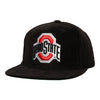 Ohio State Buckeyes All Directions Black Adjustable Hat - Front View