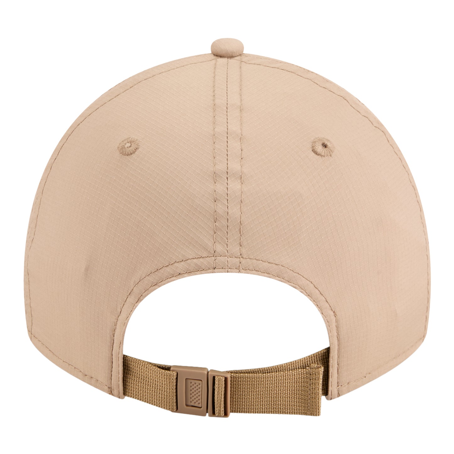 Ohio State Buckeyes New Era Ripstop Primary Logo Tan Hat - Back View