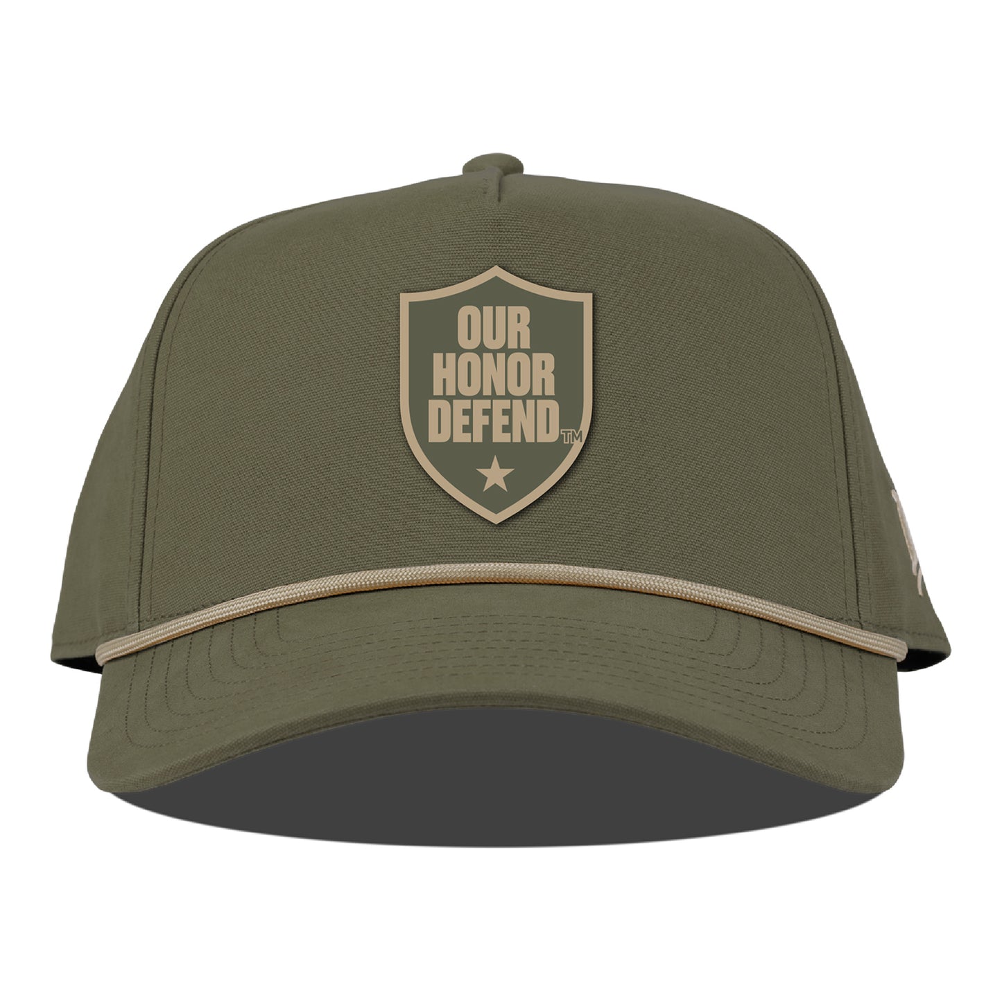 Ohio State Buckeyes Branded Bills Our Honor Defend Rope Hat In Green - Front View