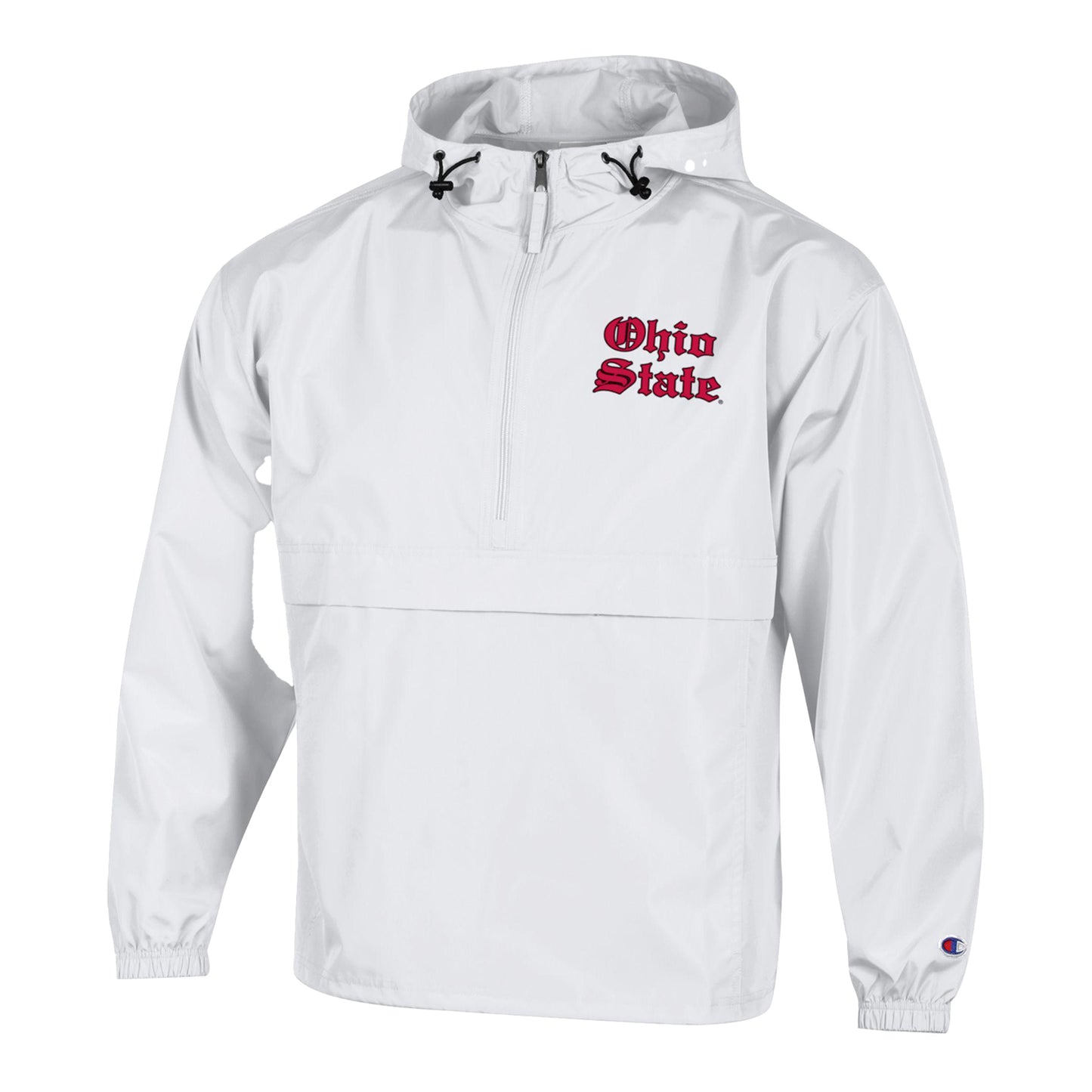 Ohio State Buckeyes Champion Old English Packable Jacket - Front View