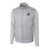 Ohio State Buckeyes Cutter & Buck Stealth Hybrid Quilted Gray Full Zip Jacket - Front View