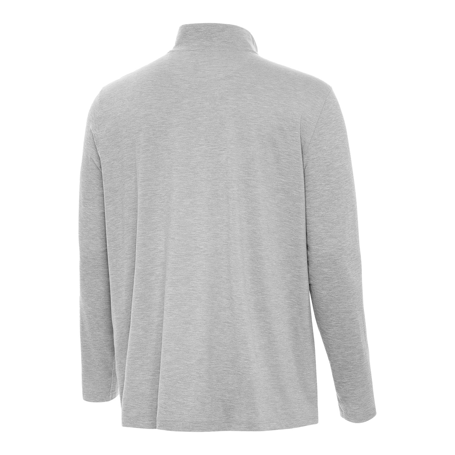 Ohio State Buckeyes Hunk 1/4 Zip Heather Gray Pullover Jacket - Back View