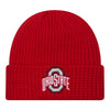 Ohio State Buckyes Prime Scarlet Knit Hat - In Scarlet - Front View