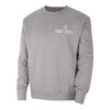 Ohio State Buckeyes Nike Heavy Fleece Team Issue Authentic Gray Crewneck Sweatshirt - Front View