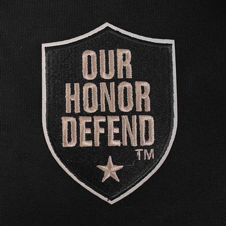 Ohio State Buckeyes Prostandard Our Honor Defend Crewneck Sweatshirt In Black - OHD Logo View