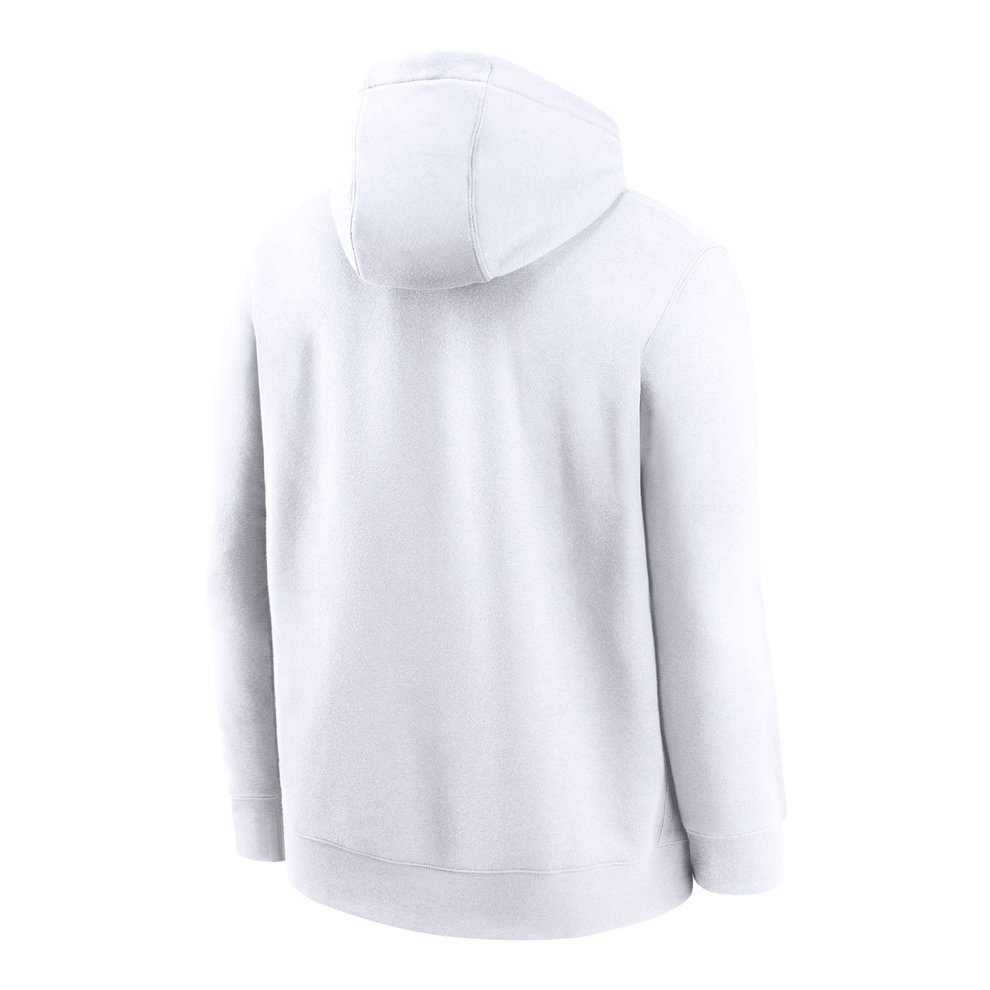 Ohio State Buckeyes Nike Legacy Football Icon Hooded Sweatshirt In White - Back View