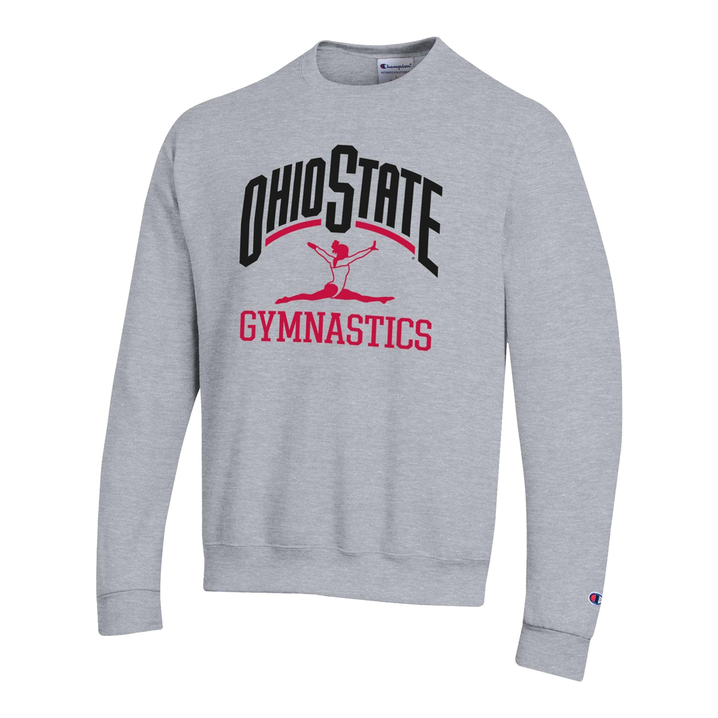Ohio State Buckeyes Gymnastics Dancer Crewneck - Front View