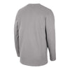 Ohio State Buckeyes Nike Team Issue Authentic Gray Long Sleeve - In Gray - Back View