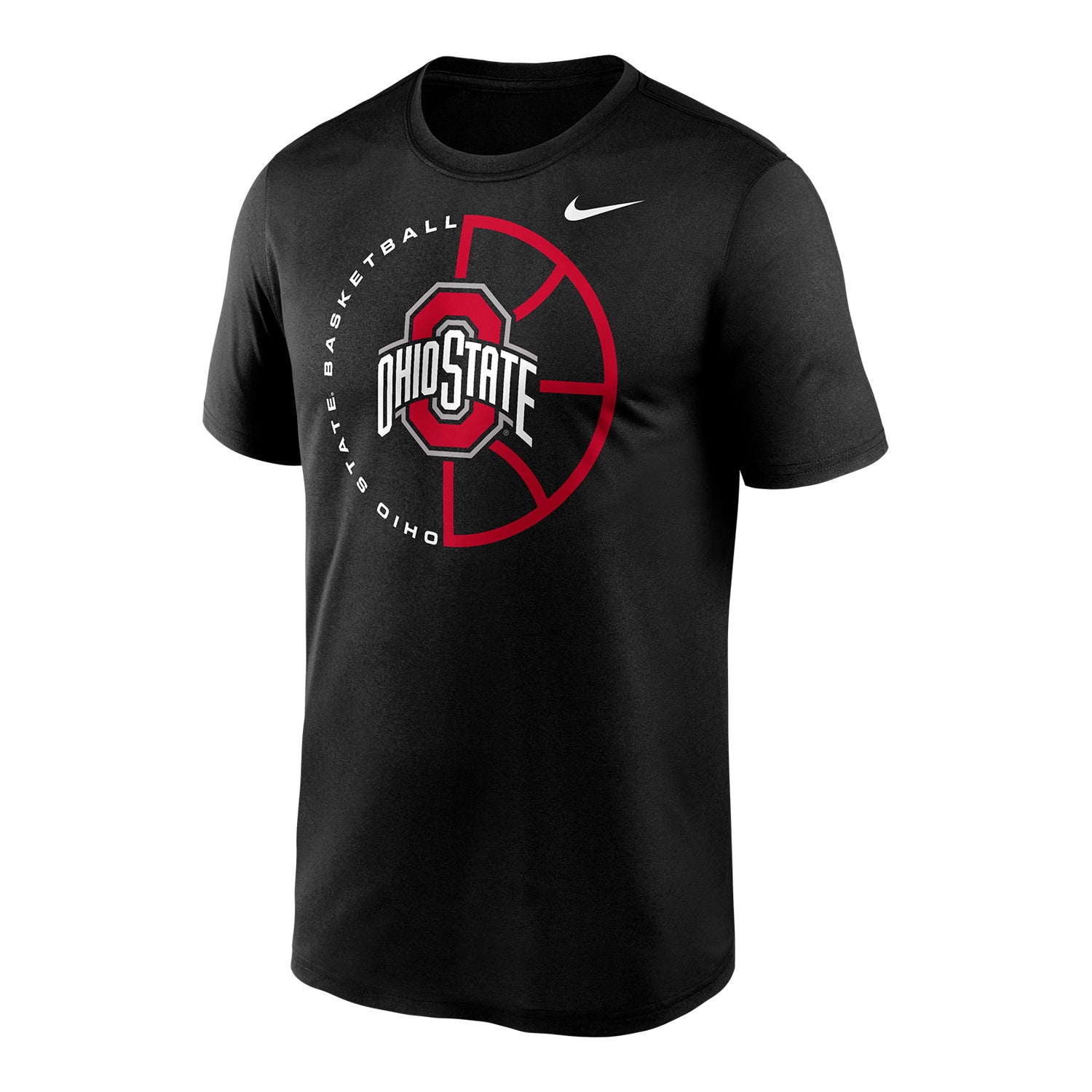ohio state gear Men's Nike Black Ohio State Buckeyes Legend Basketball Icon Performance T-Shirt Size: Large