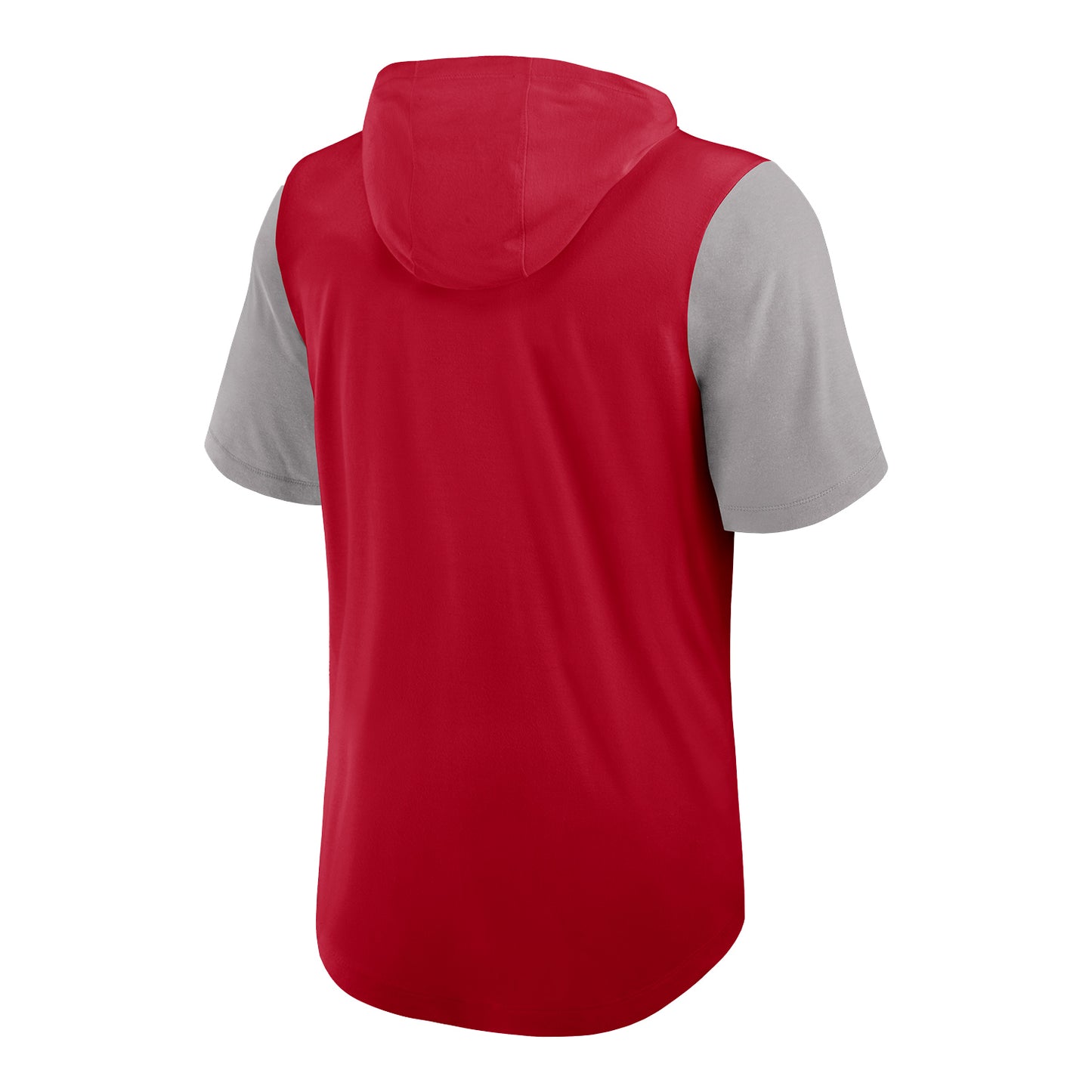 Ohio State Buckeyes Nike Script Hooded Short Sleeve T-Shirt - Back View