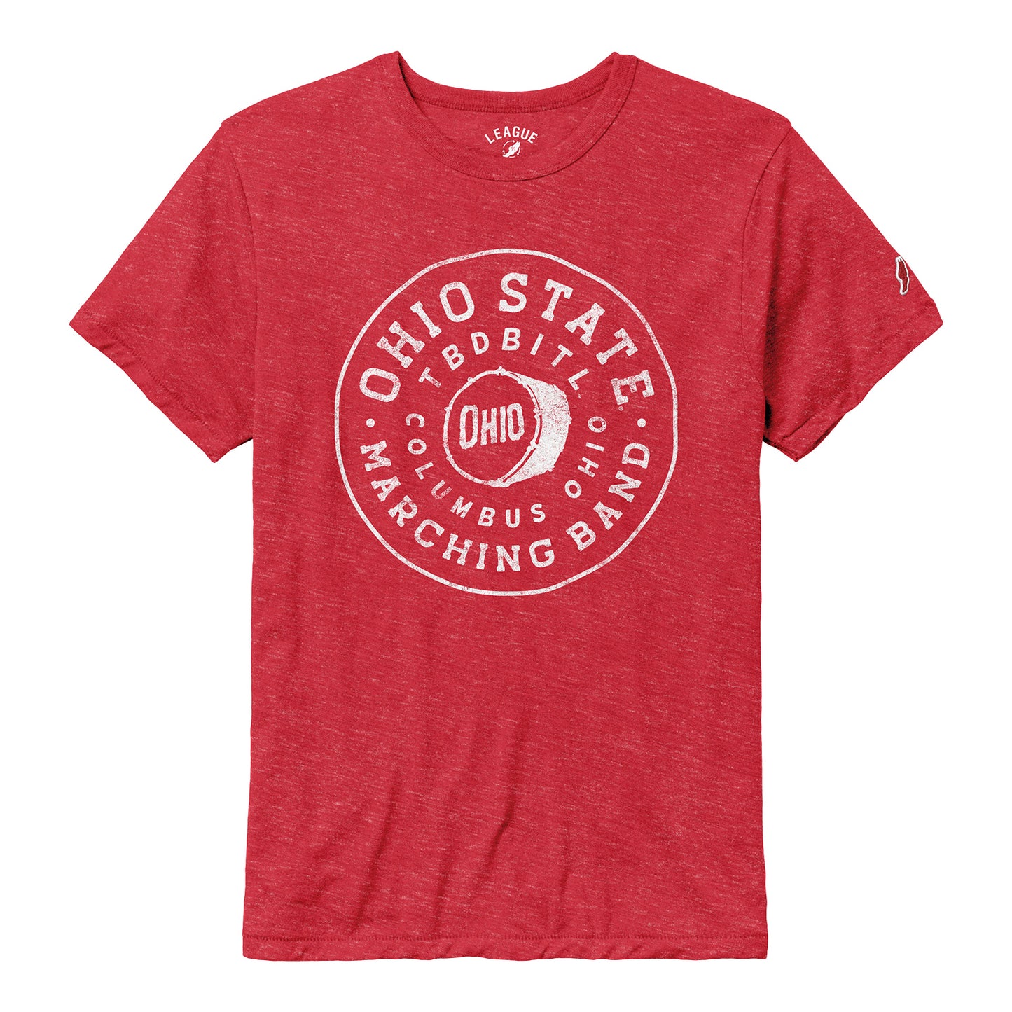 Ohio State Buckeyes L2 Brands TBDBITL T-Shirt In Red - Front View