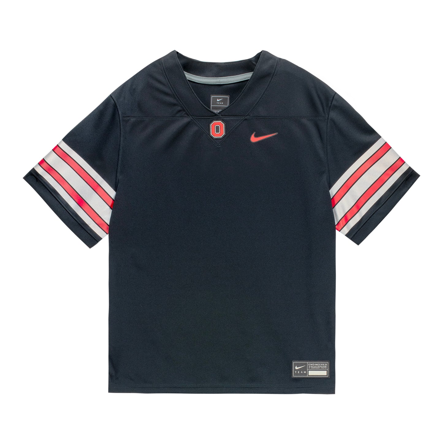 Men's Ohio State Buckeyes Personalized Nike Black Game Jersey