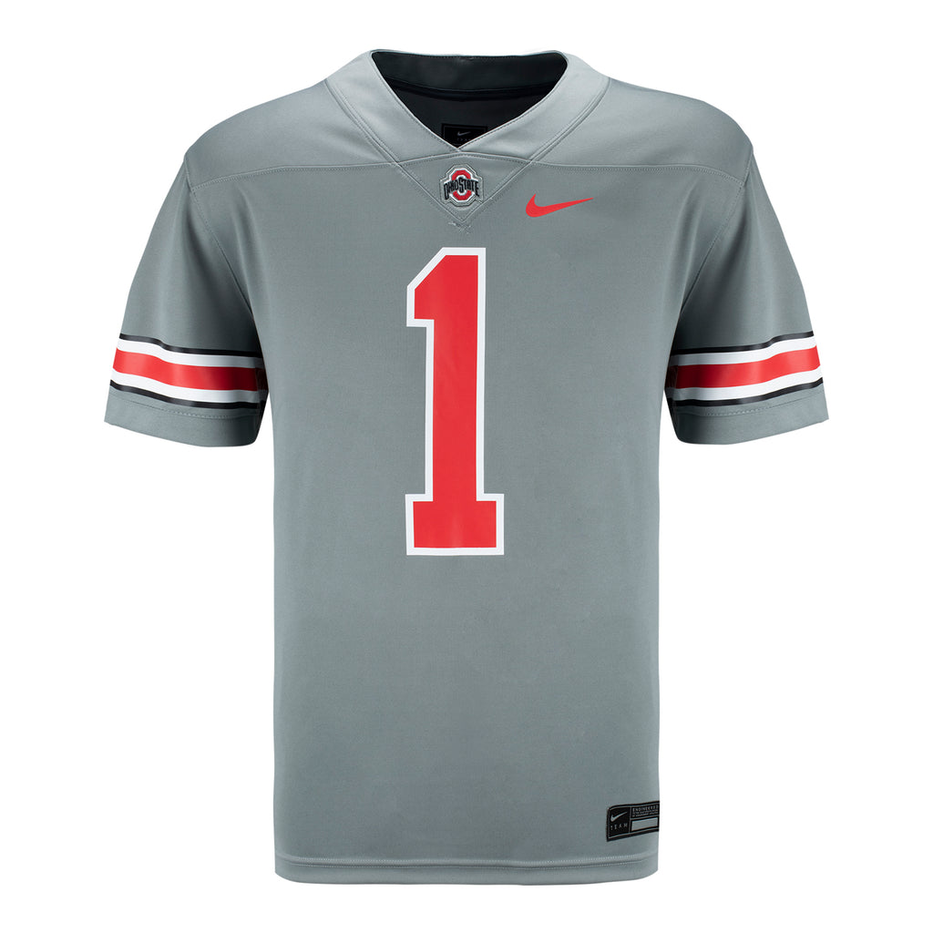 1 Ohio State Buckeyes Nike Alternate Game Jersey - Black