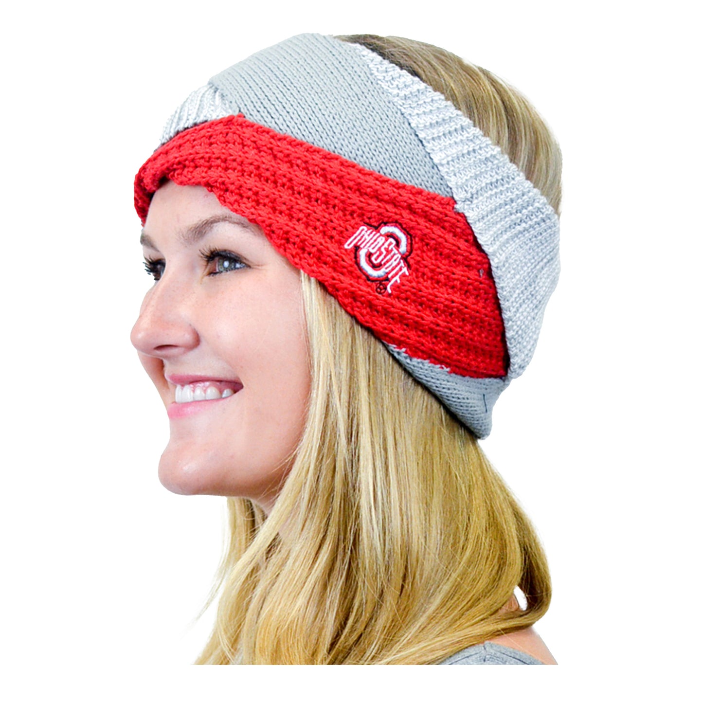 Ohio State Buckeyes Criss Cross Headband - Main View