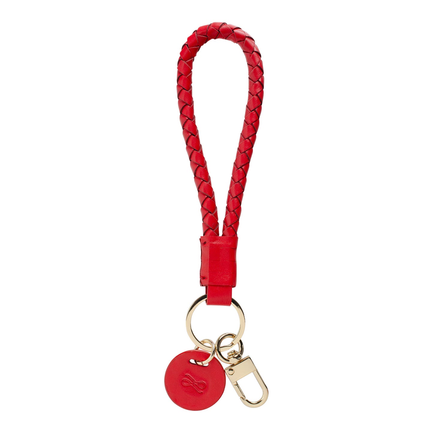 Ohio State Buckeyes Lusso Reyna Leather Keychain - Back View