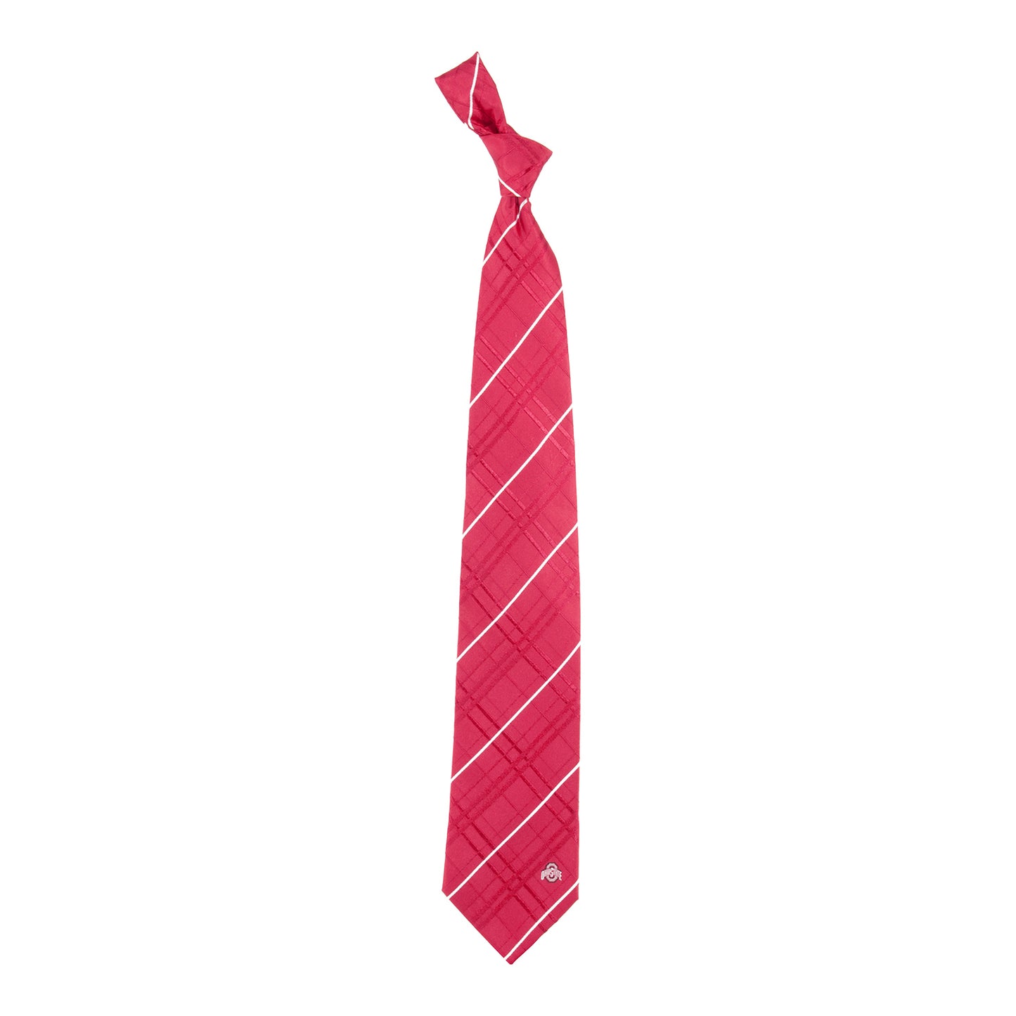 Ohio State Buckeyes Eagles Wings Oxford Tie In Red - Front View