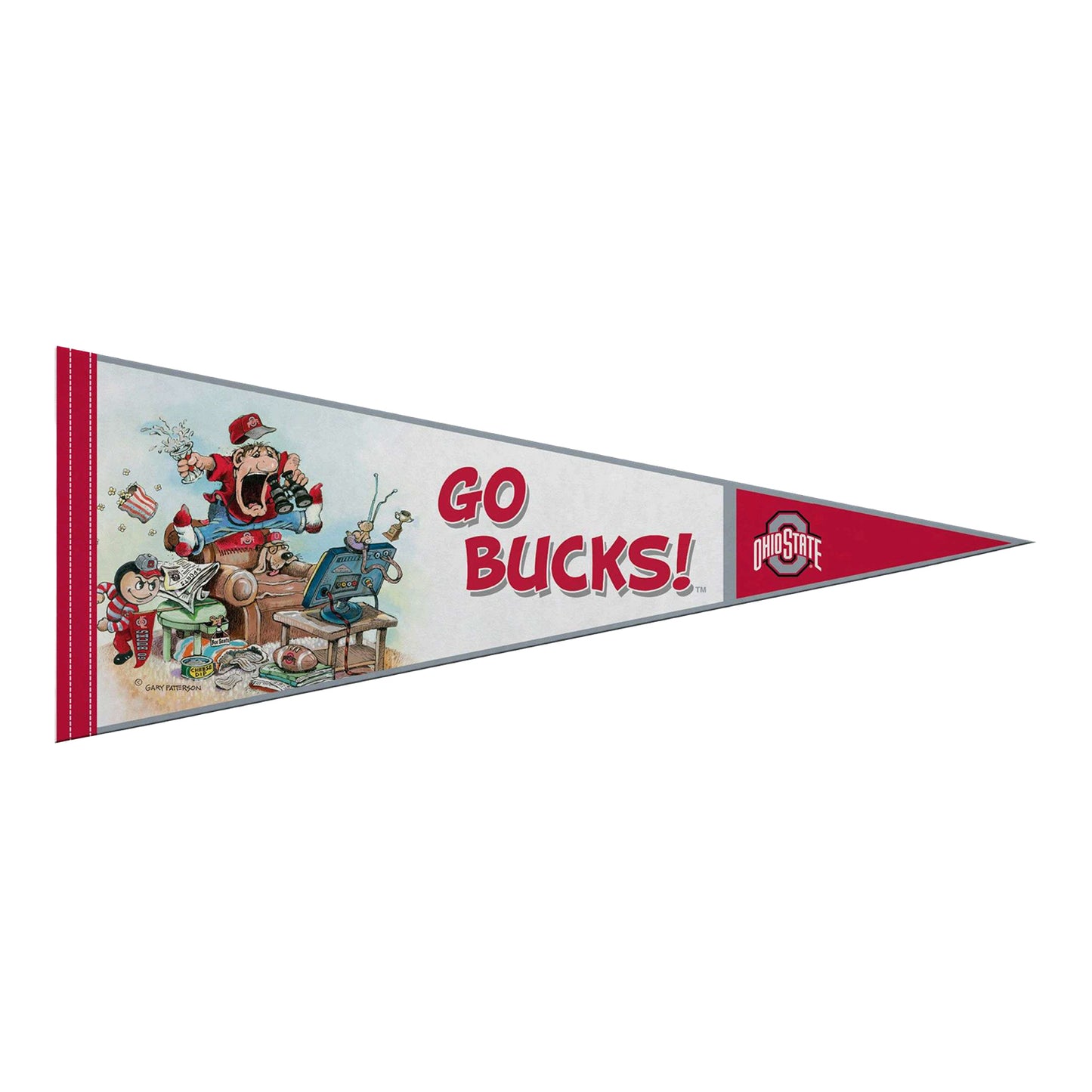 Ohio State Buckeyes "The Fan" Felt Pennant - Front