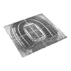 Ohio State Buckeyes Stadium Series 4-Piece Square Coaster Set - Overhead View