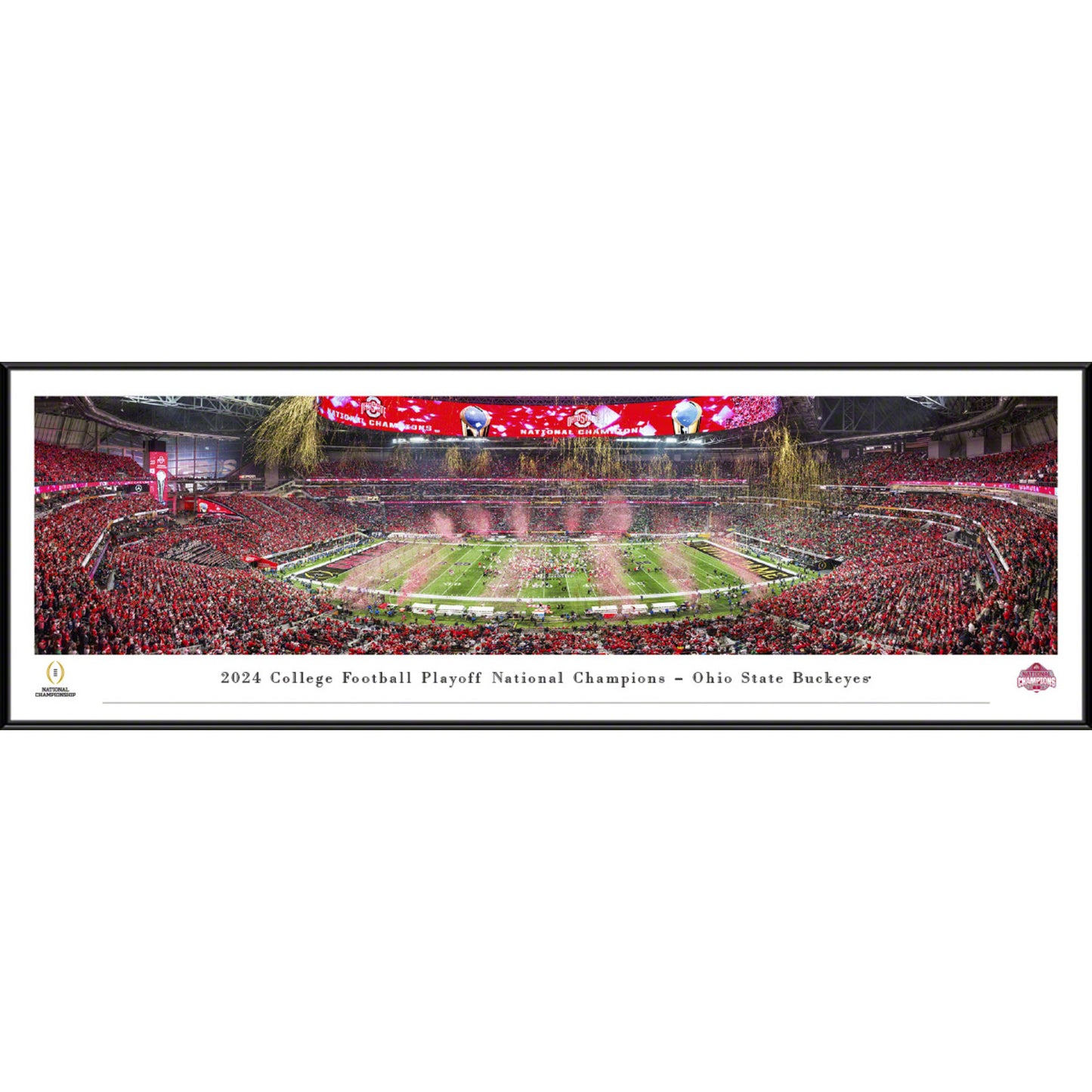 Ohio State Buckeyes 2024 CFP Champions- Standard Frame - Front View