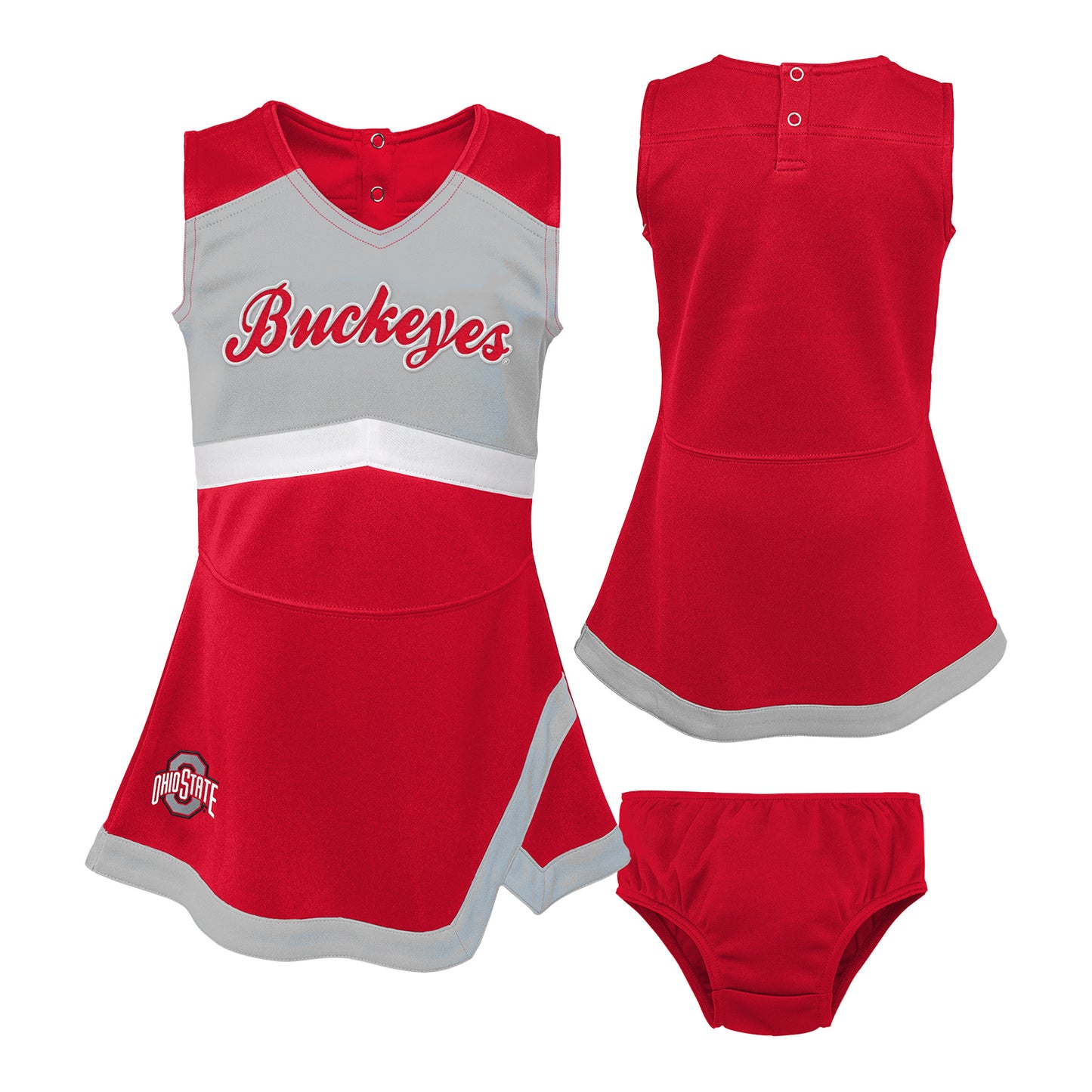 Infant Ohio State Buckeyes Cheer Captain Set - Set