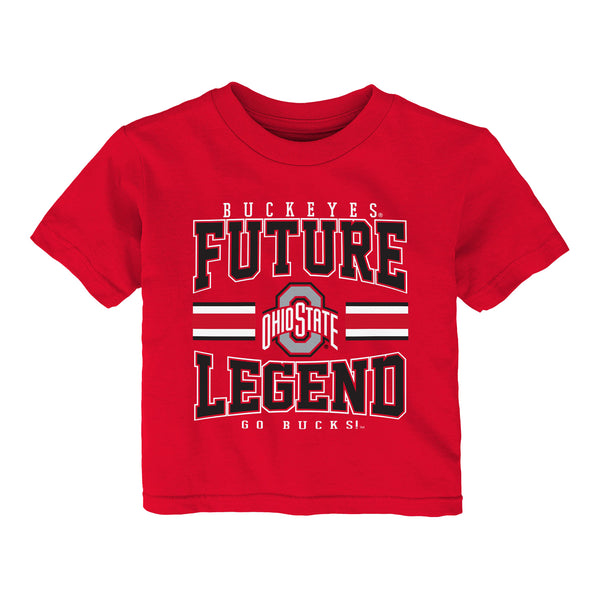 Infant Ohio State Buckeyes Future Legend Scarlet T-Shirt - Front View