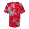 Youth Ohio State Buckeyes In The Mix Scarlet T-Shirt - In Scarlet - Back View