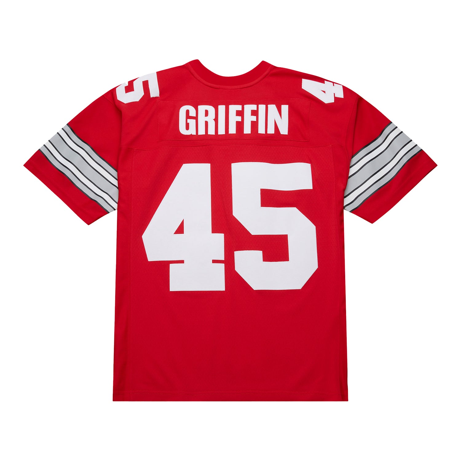 Men's Mitchell & Ness Archie Griffin Scarlet Ohio State Buckeyes 1974 Replica Throwback Jersey Size: Large Men's Mitchell & Ness Archie Griffin Scarlet Ohio State Buckeyes 1974 Replica Throwback Jersey Size: Large