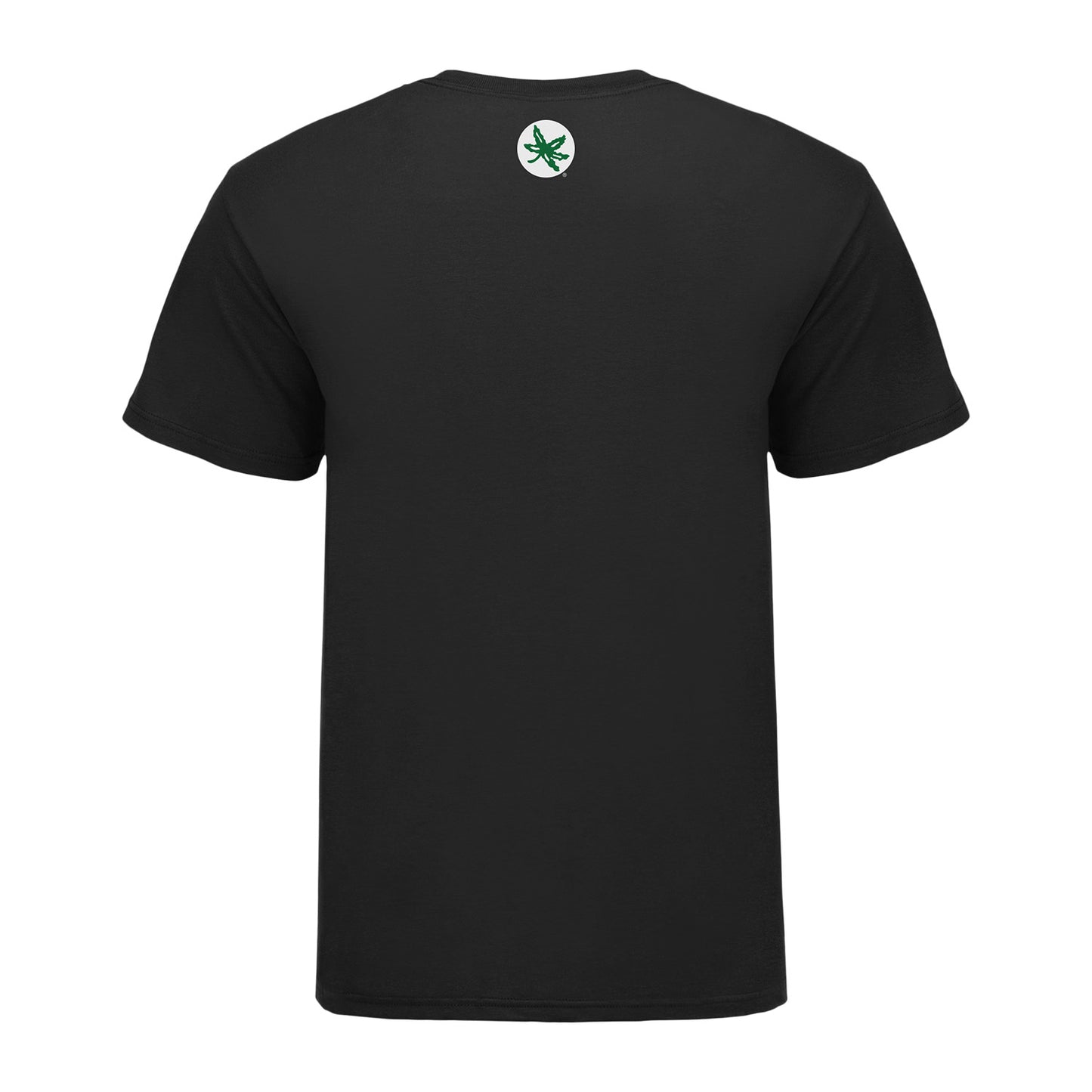 Ohio State Buckeyes #92 Caden Curry NIL Comic T-Shirt In Black - Back View