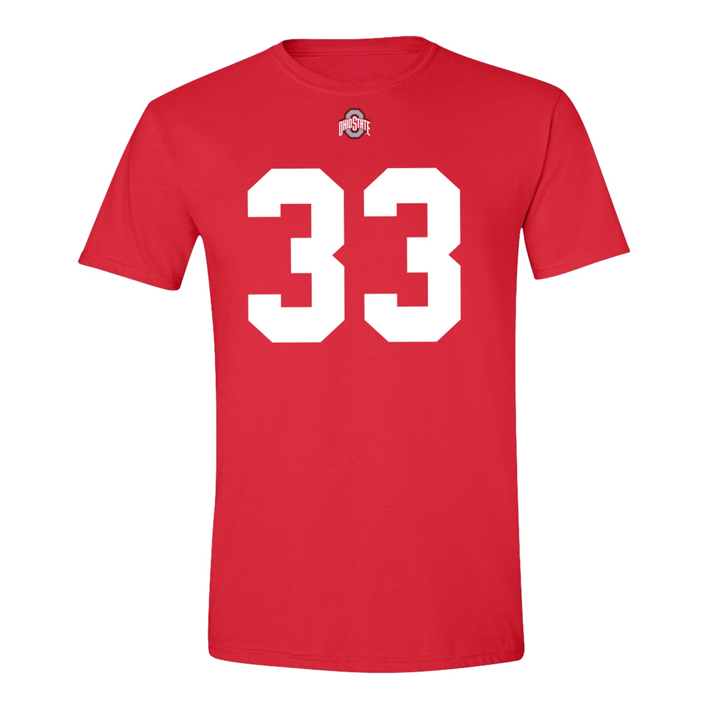 Ohio State Buckeyes #33 Eli Lee Student Athlete Football T-Shirt - Front View