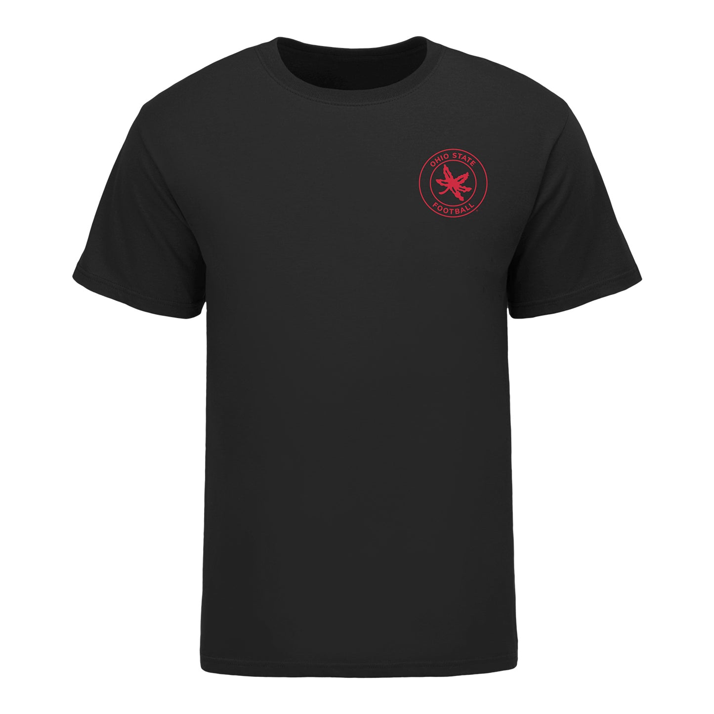 Ohio State Buckeyes #92 Caden Curry Graphic NIL T-Shirt In Black - Front View