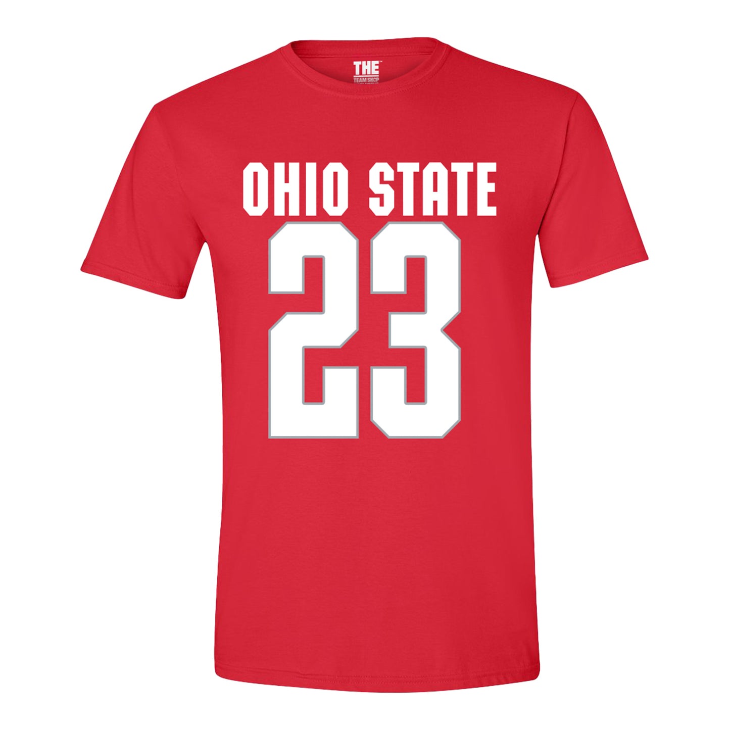 Ohio State Buckeyes Men's Lacrosse Student Athlete #23 Dante Bowen T-Shirt - Front View