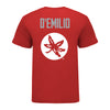 Ohio State Buckeyes Dylan D'Emilio Student Athlete Wrestling T-Shirt - Back View